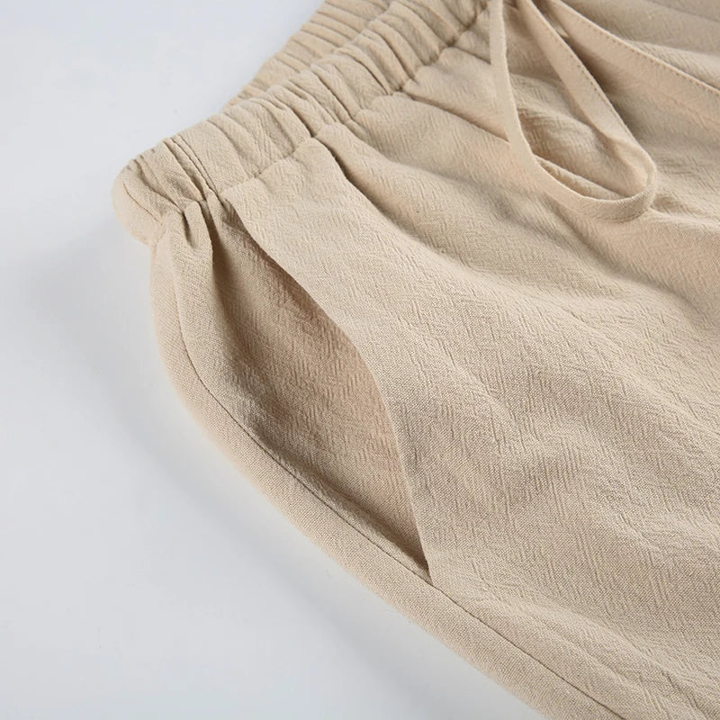 Joggers Cargo Pants Drawstring Wide Leg Trousers 's Bottoms