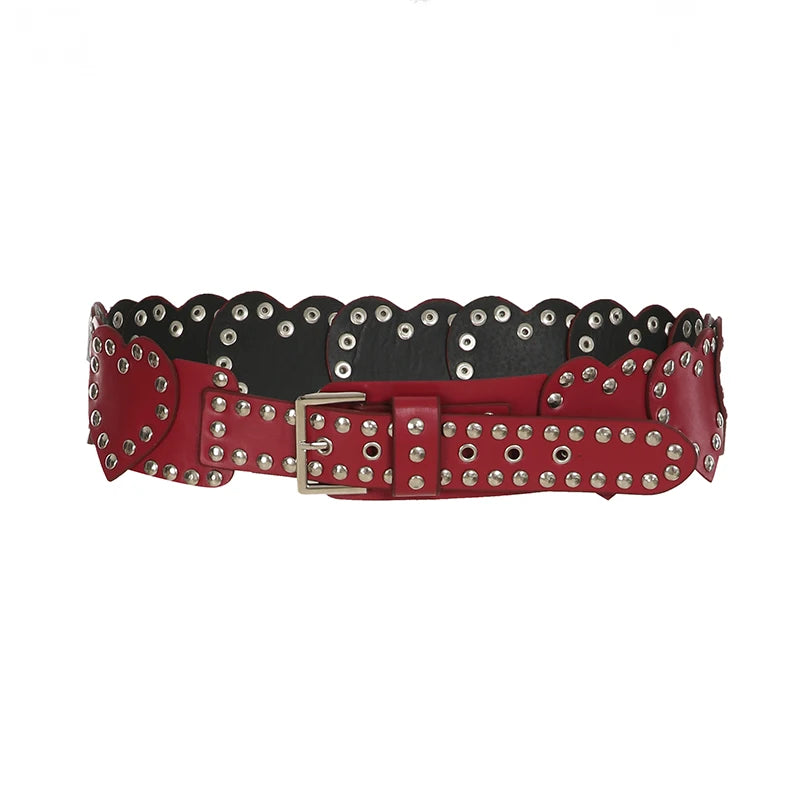 PU Belts Hole PU Belt Fairycore Grunge Belts