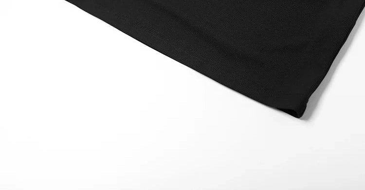 Black Mysterious Lace Stitching Mature Fishbone Beautiful Sweet Gentle Long Sleeve Hip Short Dress