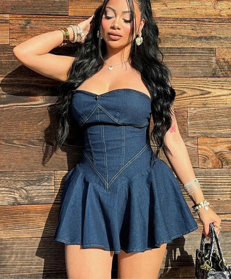 Wrapp Around The Chet European Authentic Mini Dress
