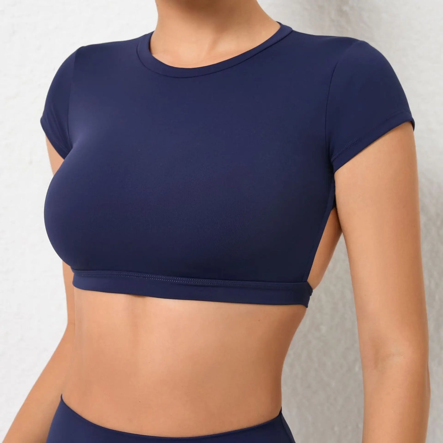 Breathable Backless Yoga Sport Crop Top