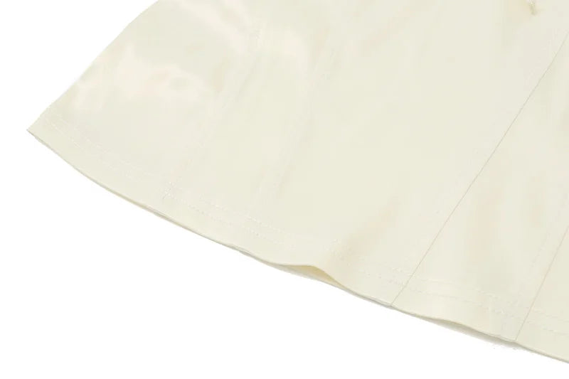 Apricot Strapless Backless Ruched Slim Top