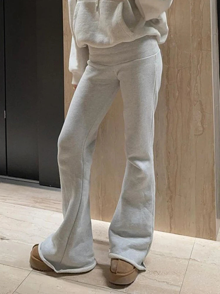 Flare Pants Joggers 's Trousers All-match Bottoms