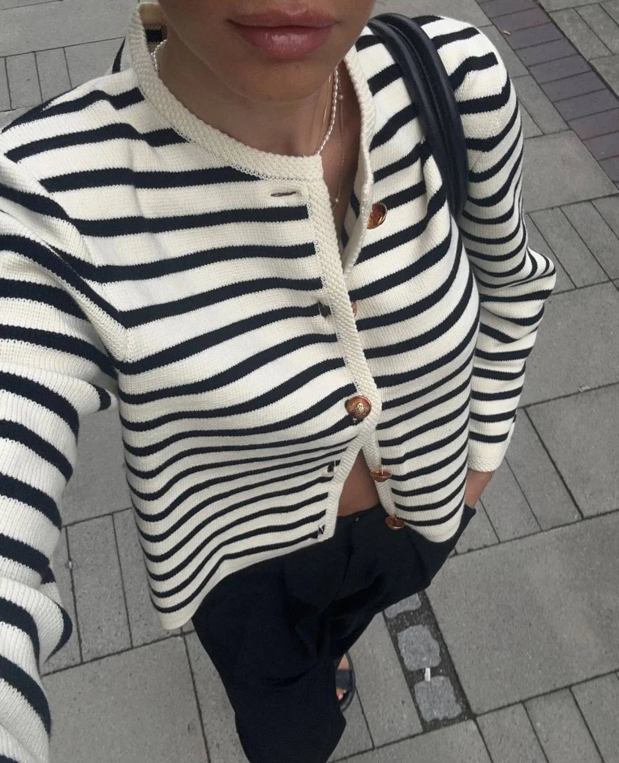 Striped Knit 2 Piece-Set Shorts Zebra ed Cardigan And High Waist Patchwork Shorts Sets Knit