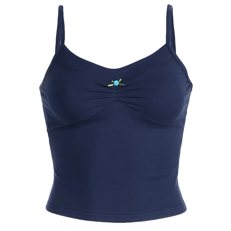 Floral Camisole Sleeveless ing Spaghetti Strap Bustiers
