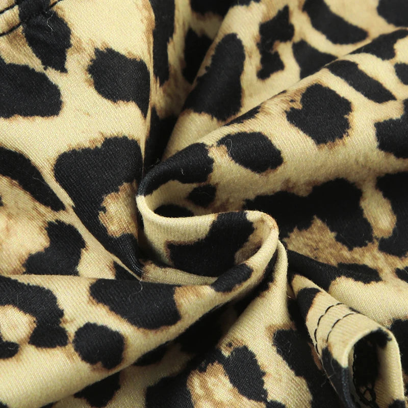 Leopard Lace Slim Top