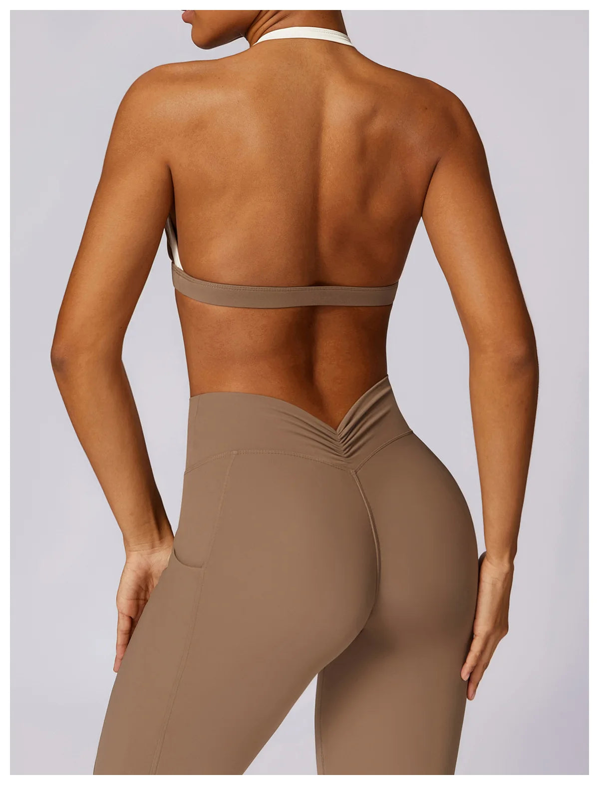 2 Pieces Tracksuit Yoga Set Workout Sports Gym Fitness Long Sleeve Crop Top High Waist Leggings Sports Suits