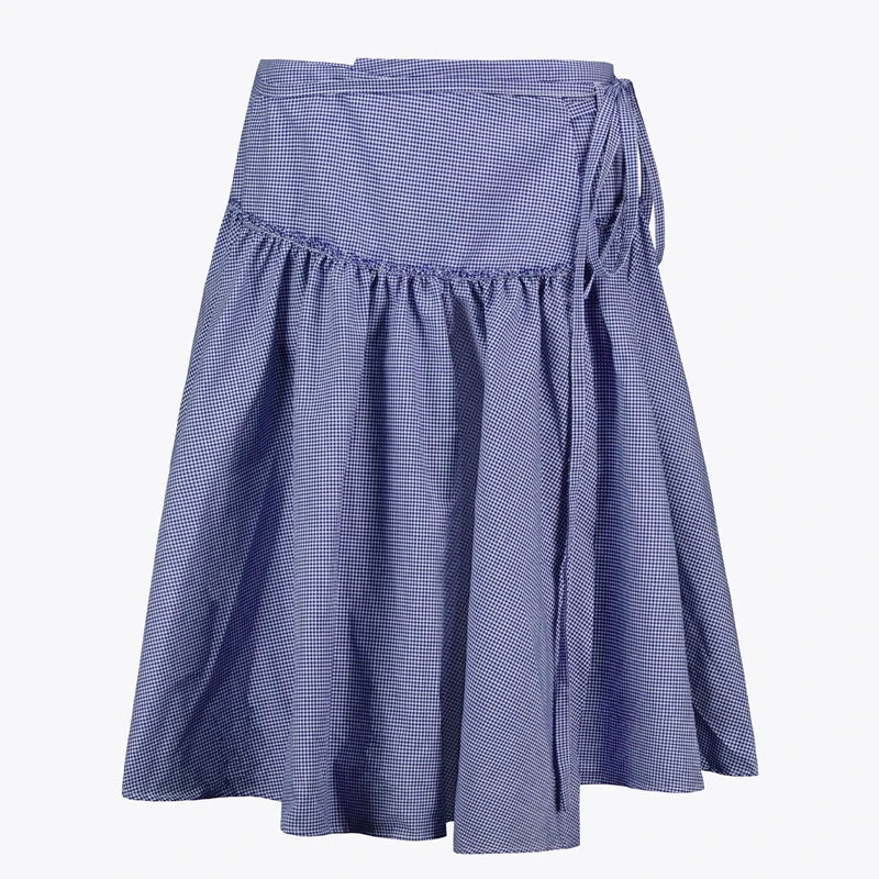 90s Ruffles Coquette Low Waist Loose Midi Skirt