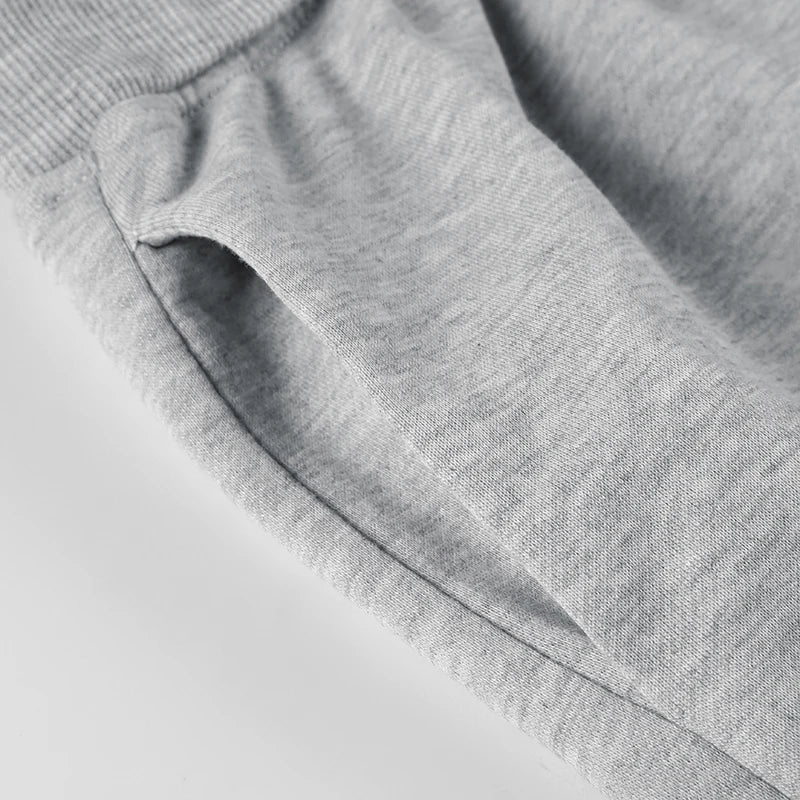 Joggers Sweatpants Lace-up Straight Pants Bottoms