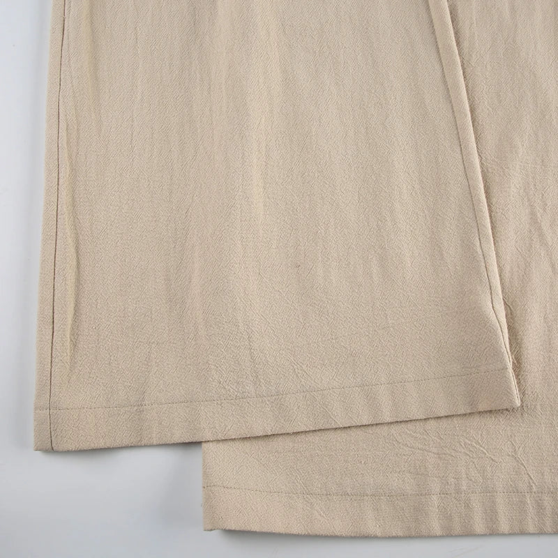 Joggers Cargo Pants Drawstring Wide Leg Trousers 's Bottoms