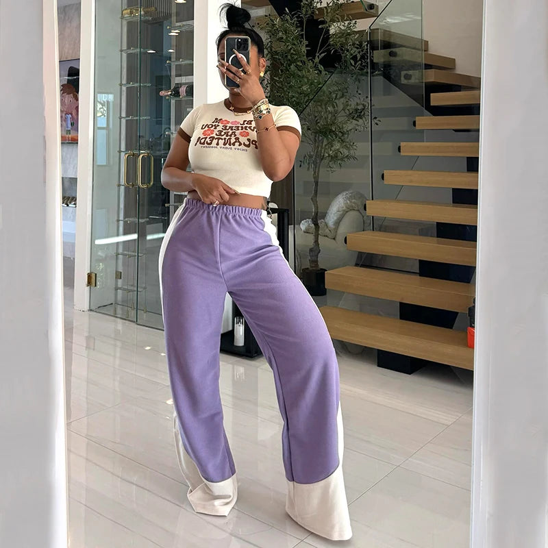 Retro Pant Hundr Straight Drap Pant Looe Wide-Leg Pant Sweatpant