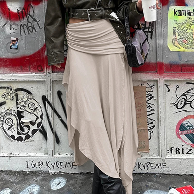 Folds Long Skirts - Enchanting Fairycore Fashion