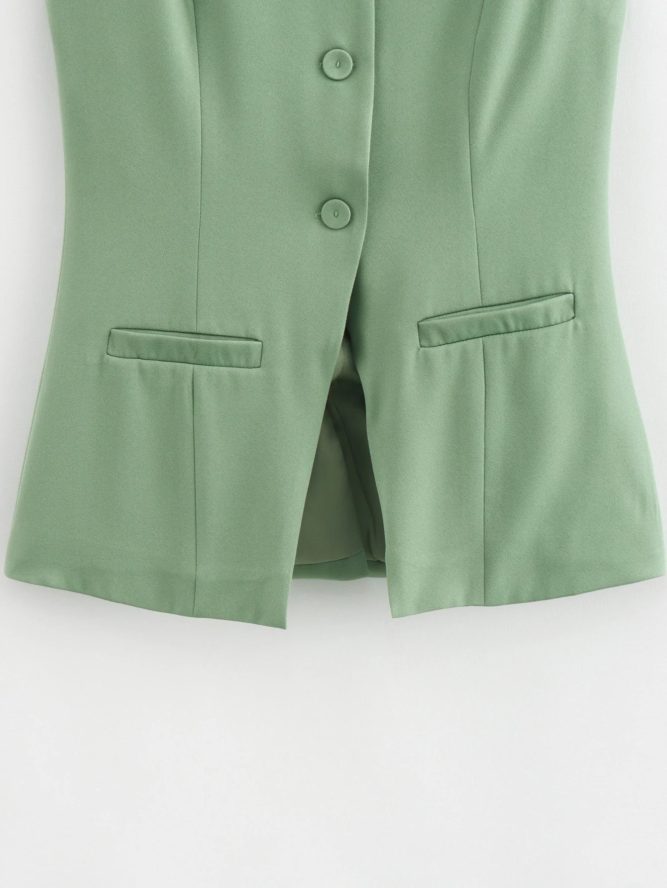 White Sleeveless Vest Button Vests for Jackets Pink Vest Top Street Tailored Vest
