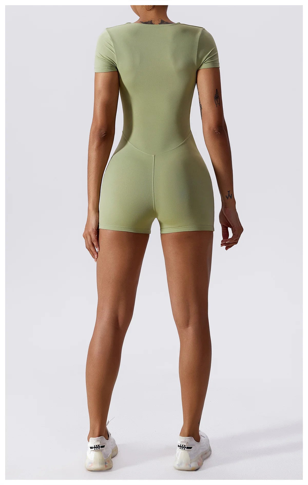 Yoga Suit Short One Piece Sports Suit Short Sleeve Gym Push Up Training Fitness Yoga Bodysuit Sports