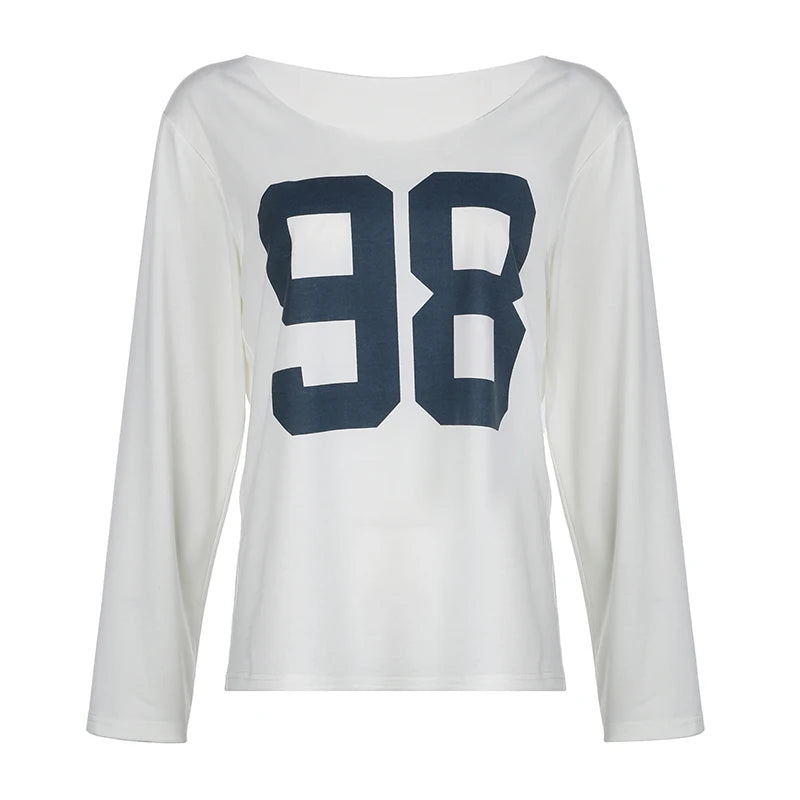 Looe Tee Shirt V-neck Long Sleeve Top