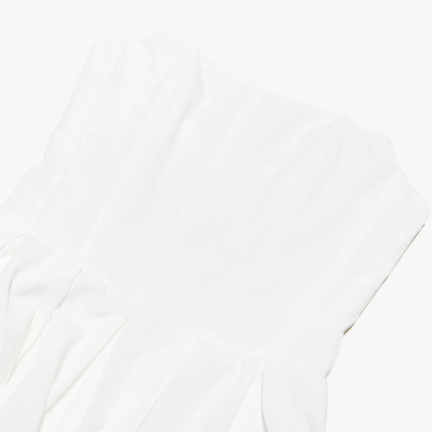 De Fiesta in Strapless Flare Dress White Corset Dress Night Dresses