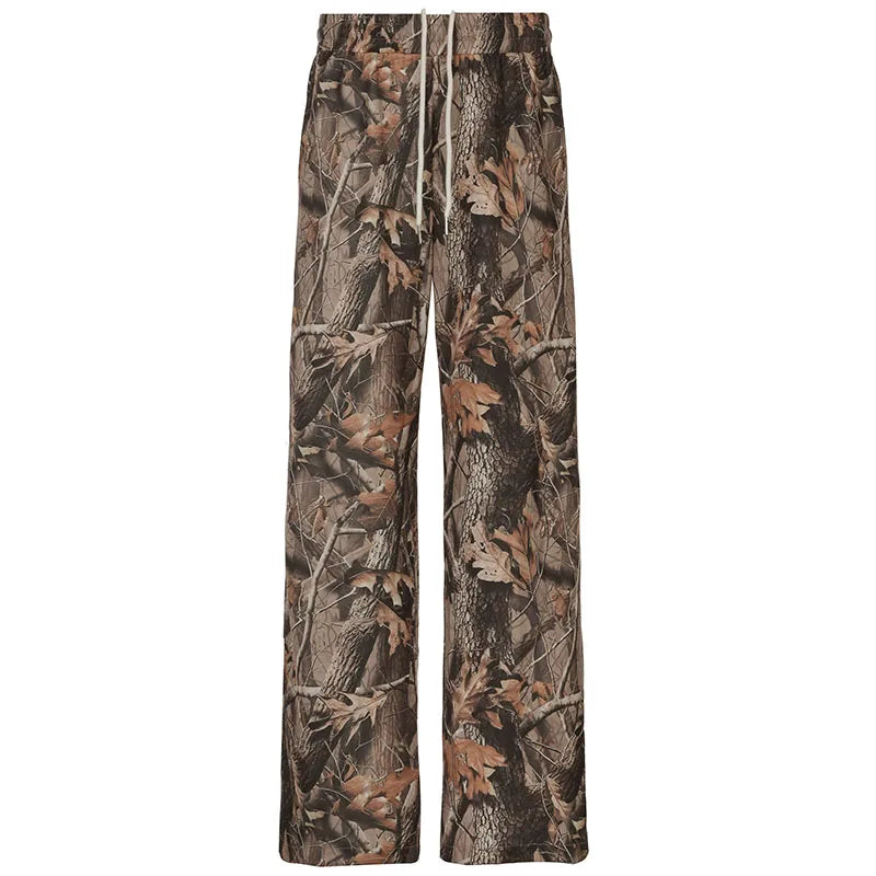 Graphic Baggy Pant Drawtring Looe Bottom Trouer