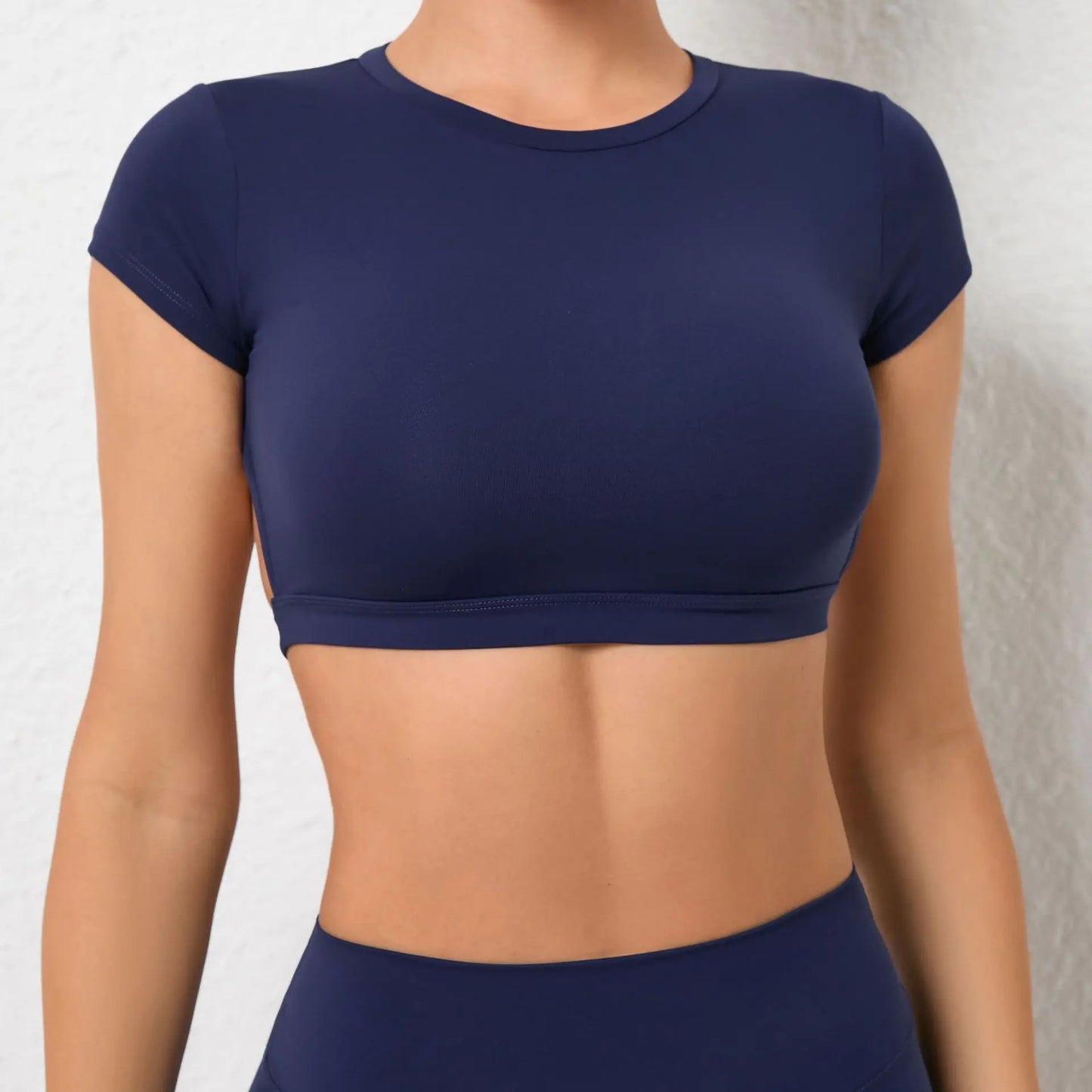 Breathable Backless Yoga Sport Crop Top