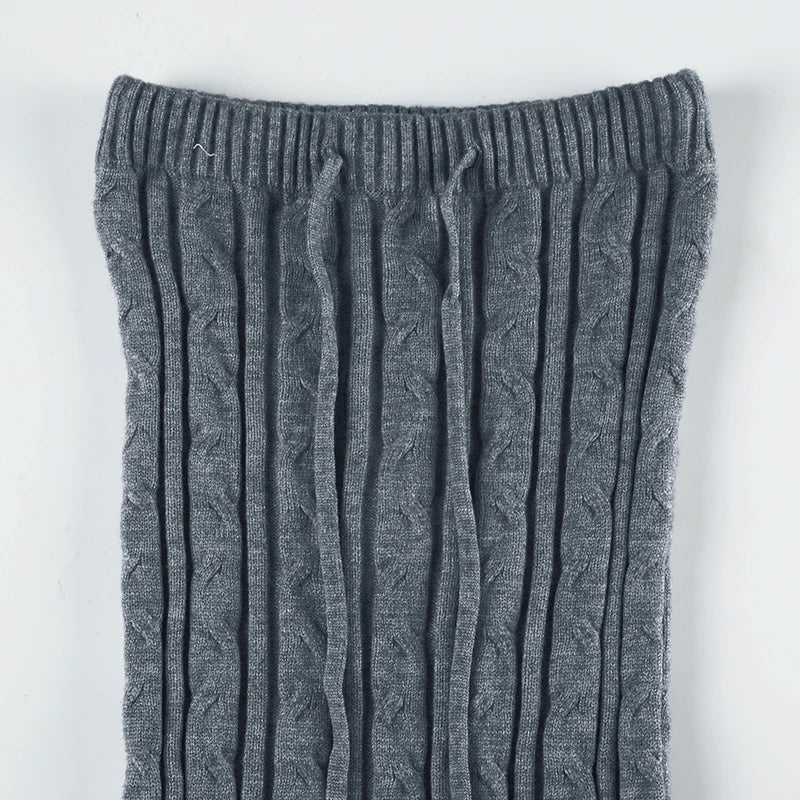 Long Trumpet Skirts Low Waisted Bottoms