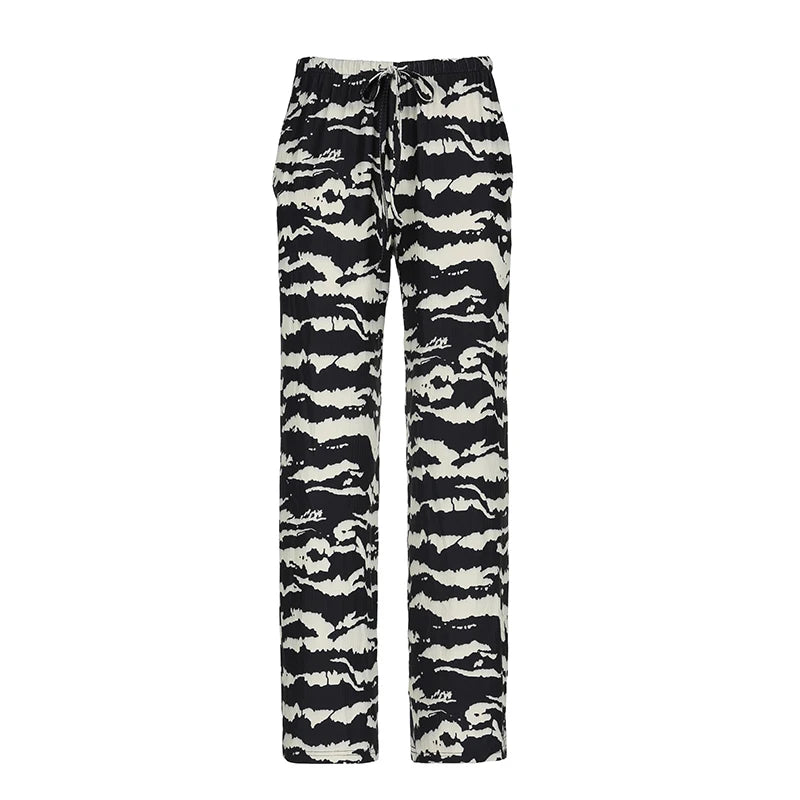 Zebra Looe Trouer Bottom Pant