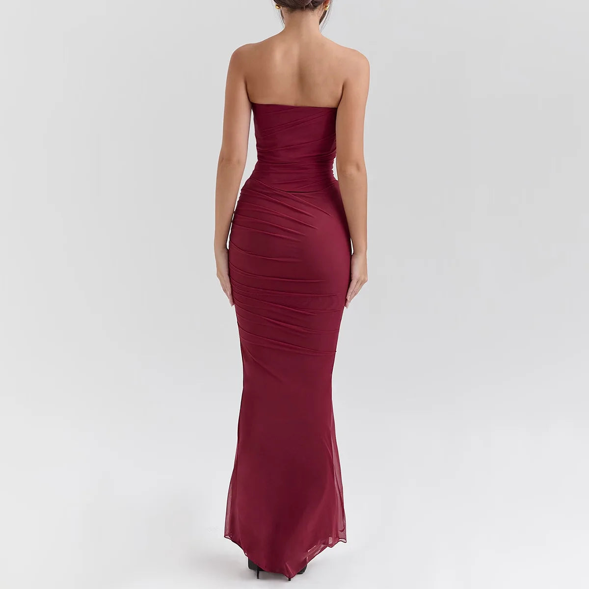 2 Pieces Dress Set with Scarf Matching Sets Cropped Top and Long Dress Set Casual Dress