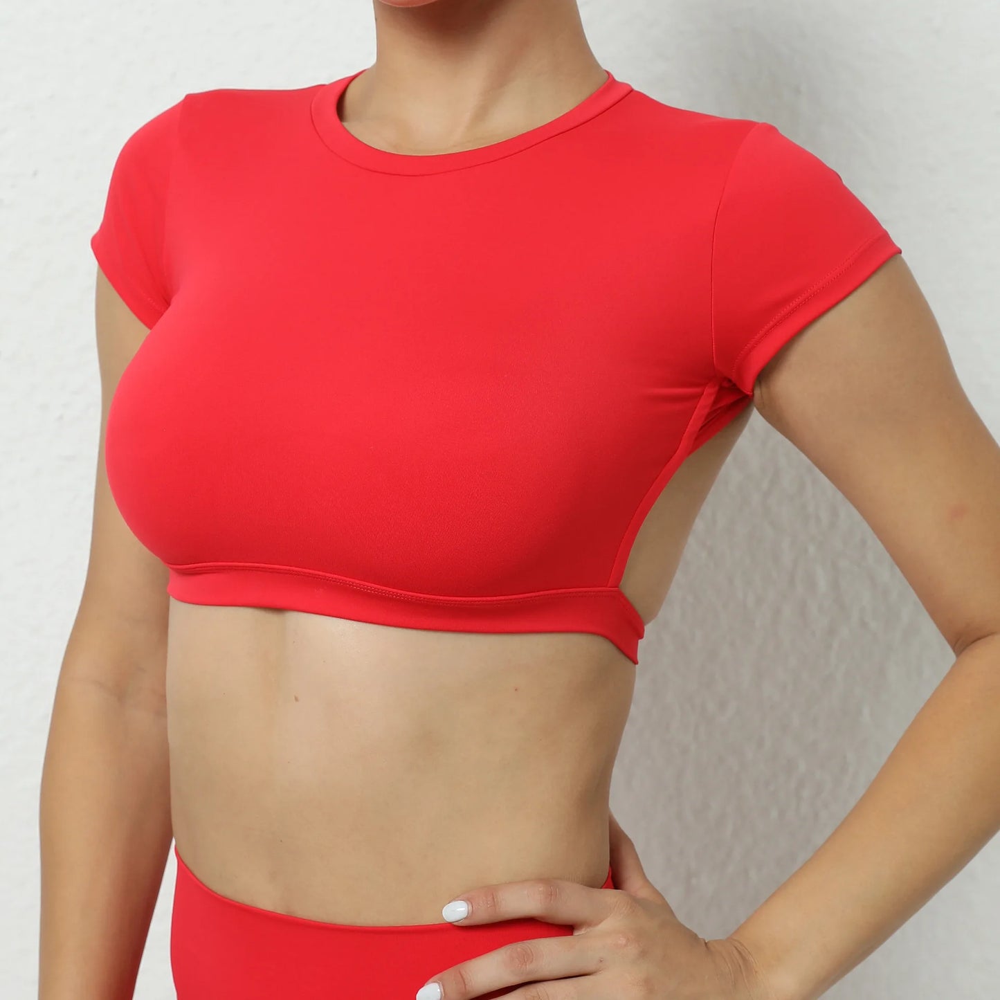 Breathable Backless Yoga Sport Crop Top
