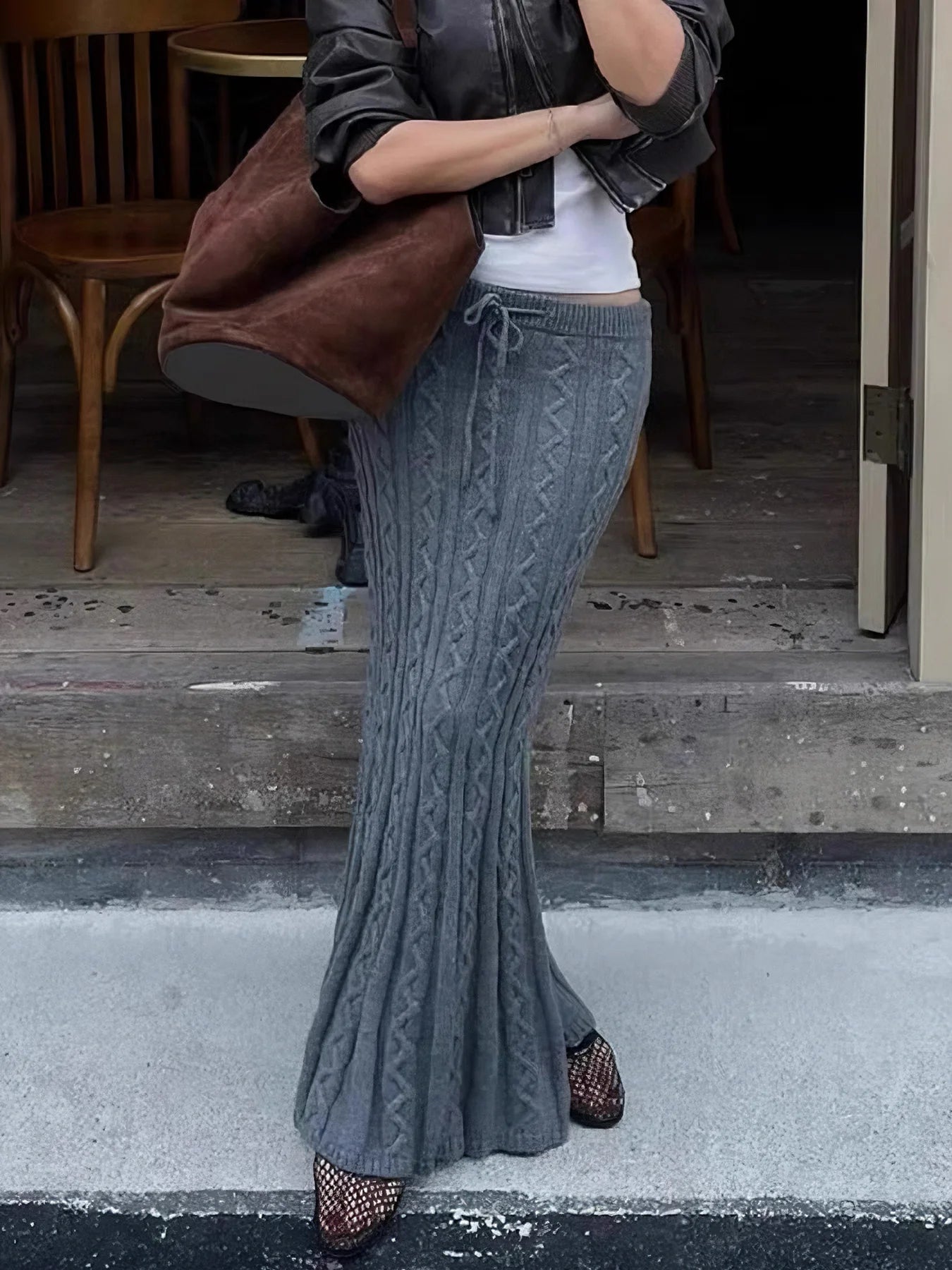 Long Trumpet Skirts Low Waisted Bottoms