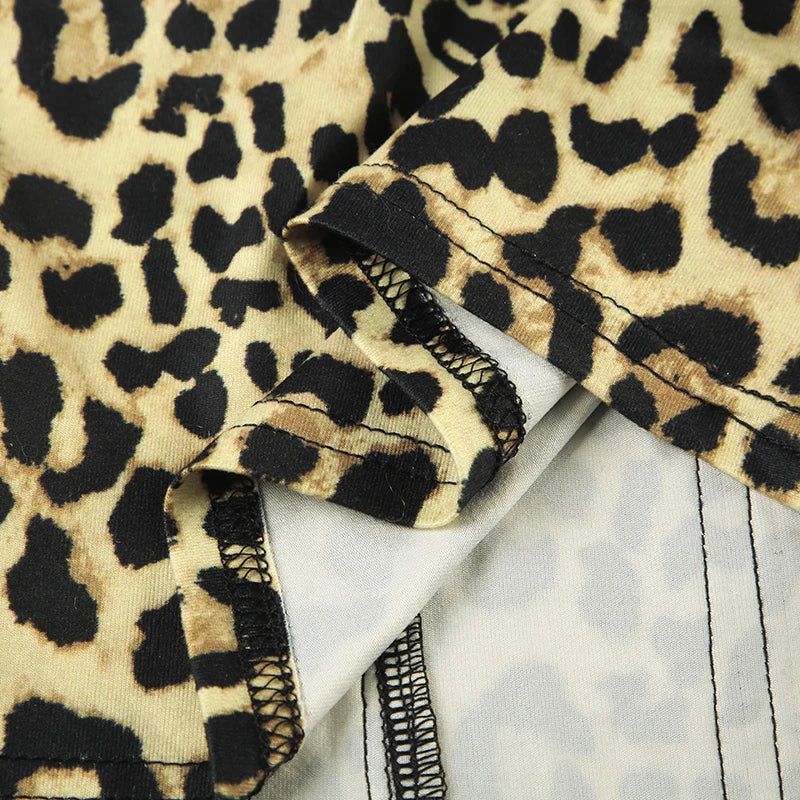 Leopard Lace Slim Top