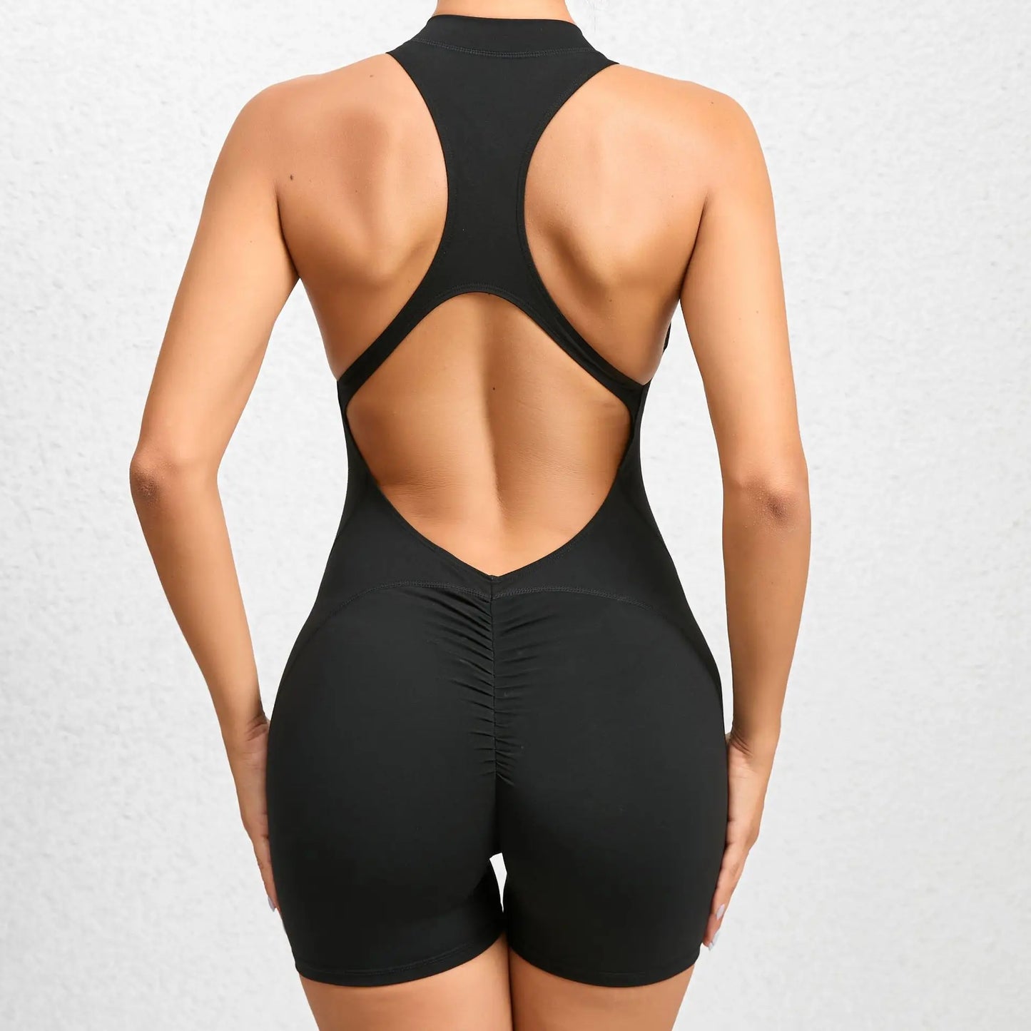 Short Gym Yoga Workout One-piece Bodysuit