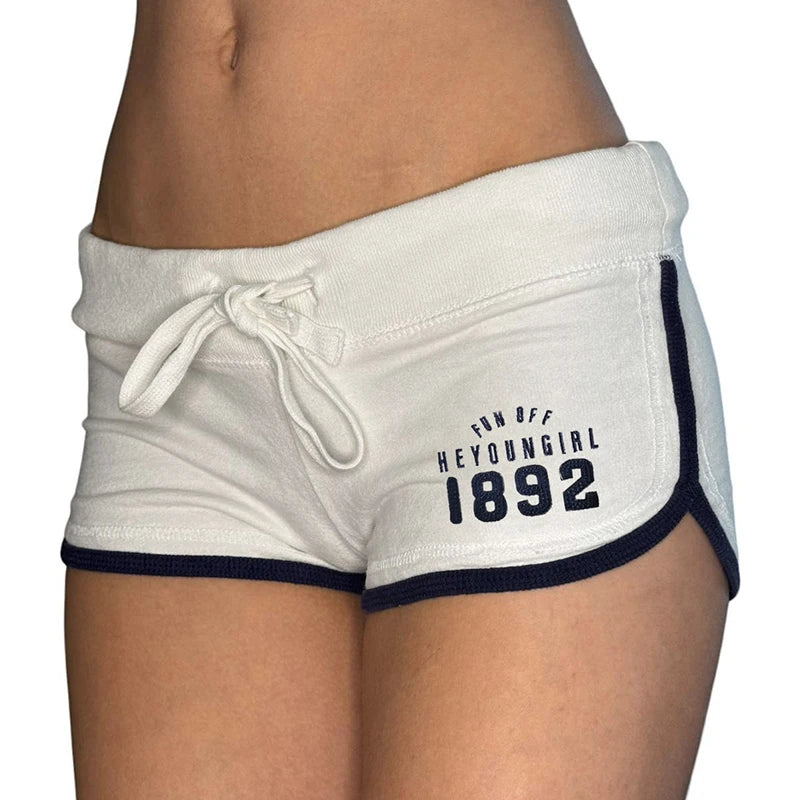 Retro Corduroy 's Shorts Knitted s Low Waisted Fur Patchwork Shorts