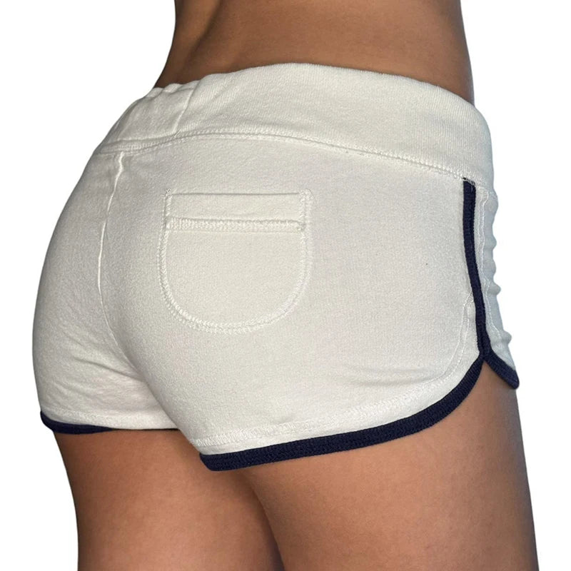 Preppy 's Shorts Low Waisted Digital Print s Shorts