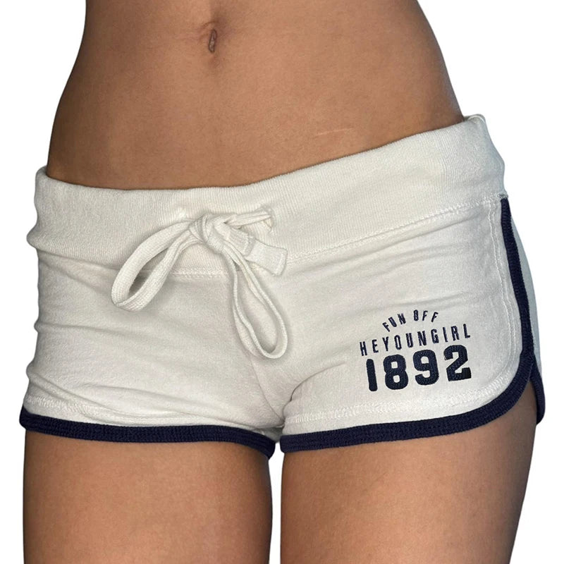 Retro Corduroy 's Shorts Knitted s Low Waisted Fur Patchwork Shorts