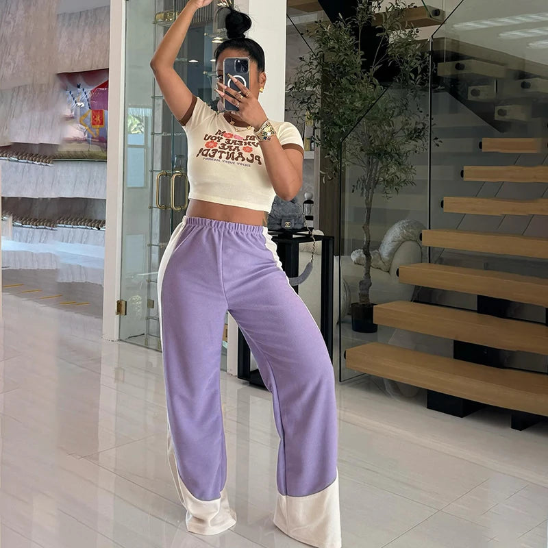 Retro Pant Hundr Straight Drap Pant Looe Wide-Leg Pant Sweatpant