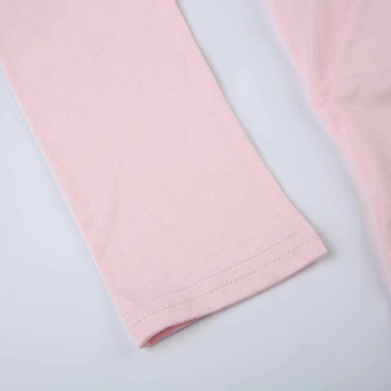 Slash Neck Top and Pants Sets 's Two Pieces Of Slim
