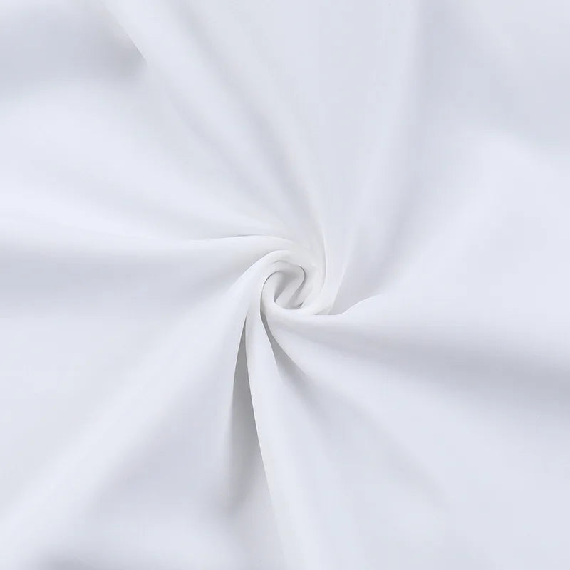 Square Collar Hollow Out Dress White Long Sleeve Mini Dress Slim Dress