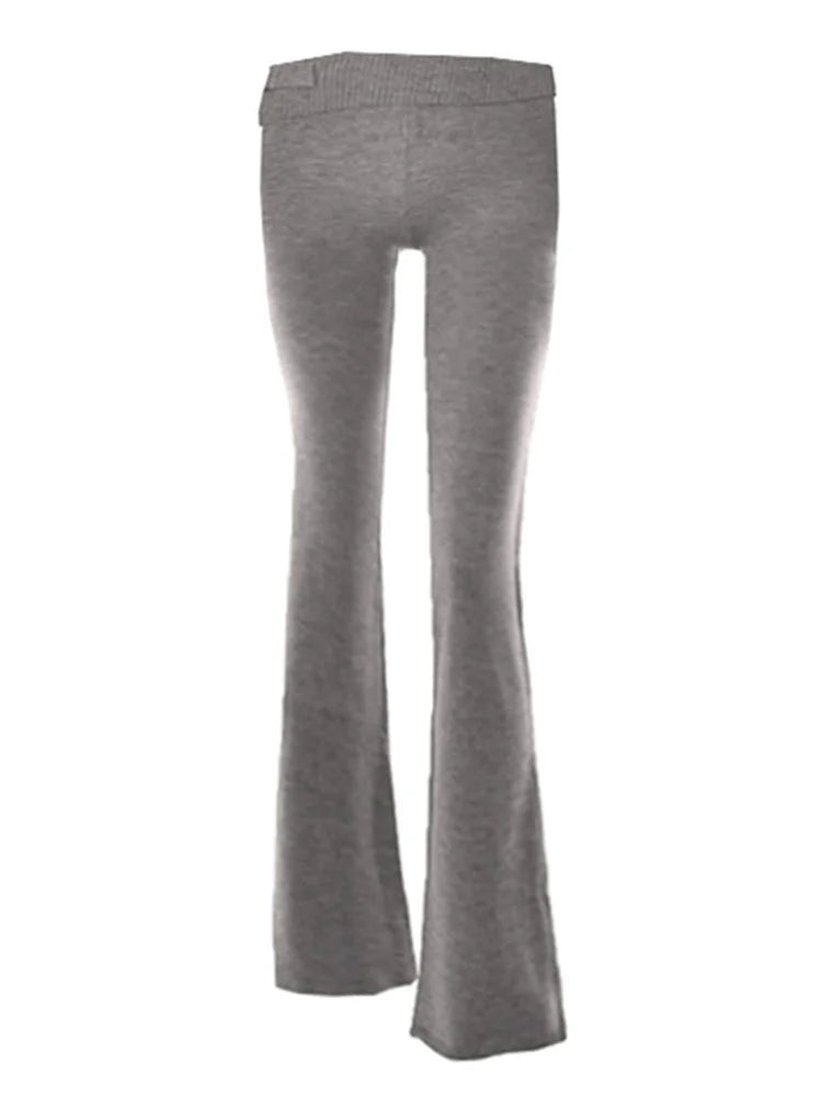 Knit 2 Piece-Set Trousers Hoodie Tracksuit Crop top Knit And Pants Sets Trousers