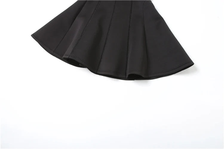 Halter Dress Bandage Low-Neck Hollow Backless Simple Classic Fads Thin