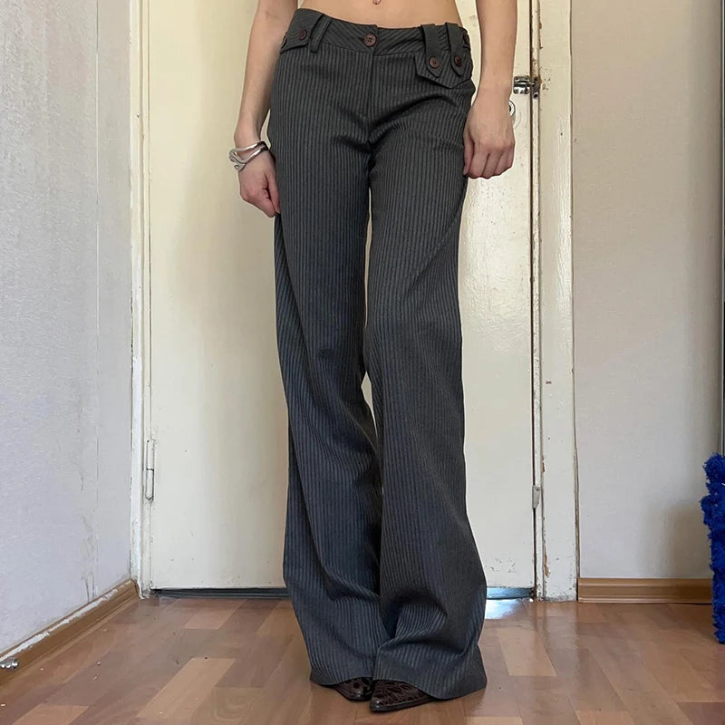 Striped Pants Trousers Bottoms