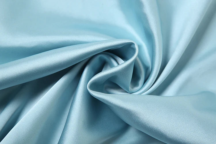 Silky Dress Backless Swing Collar Halter Sleeveless Satin Smooth Maxi Bodycon