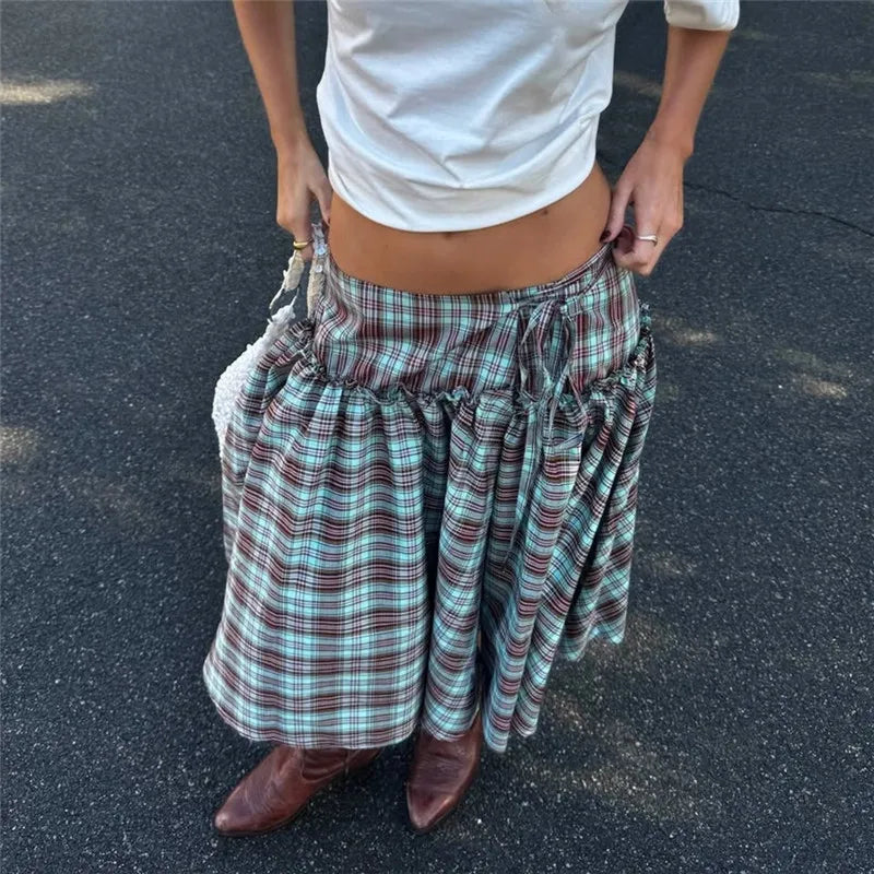Button Down Shirt Slim Fit Contrast Color Plaid Lapel V Neck Short Sleeve Top Preppy Coquette