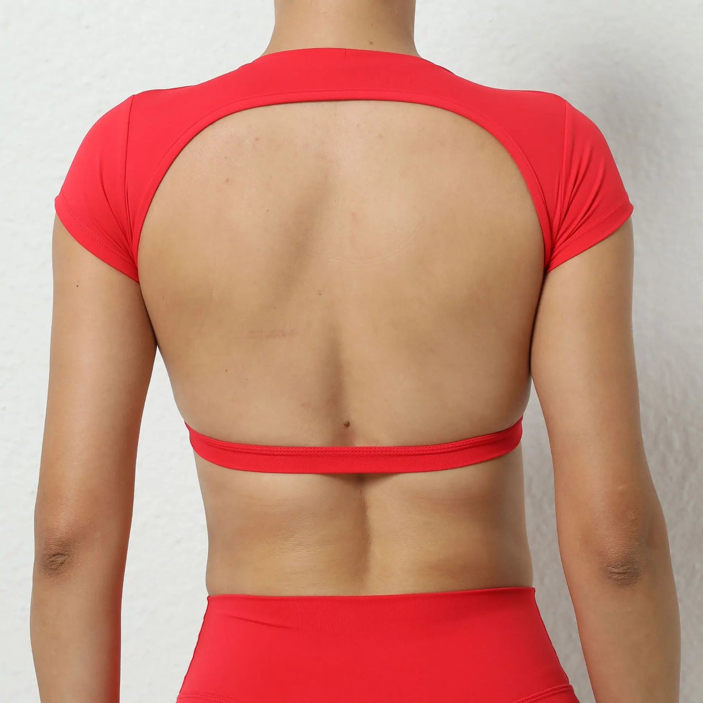 Breathable Backless Yoga Sport Crop Top