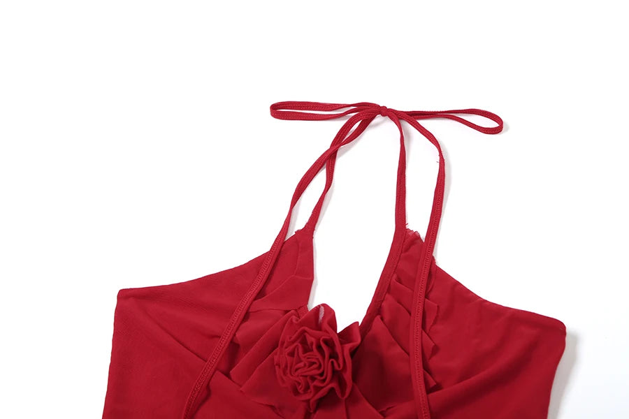Hip-hop Cute All-match able Thin Backless Halter Vest