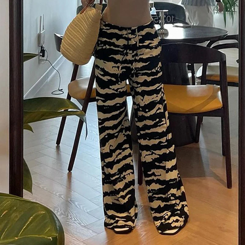 Zebra Looe Trouer Bottom Pant