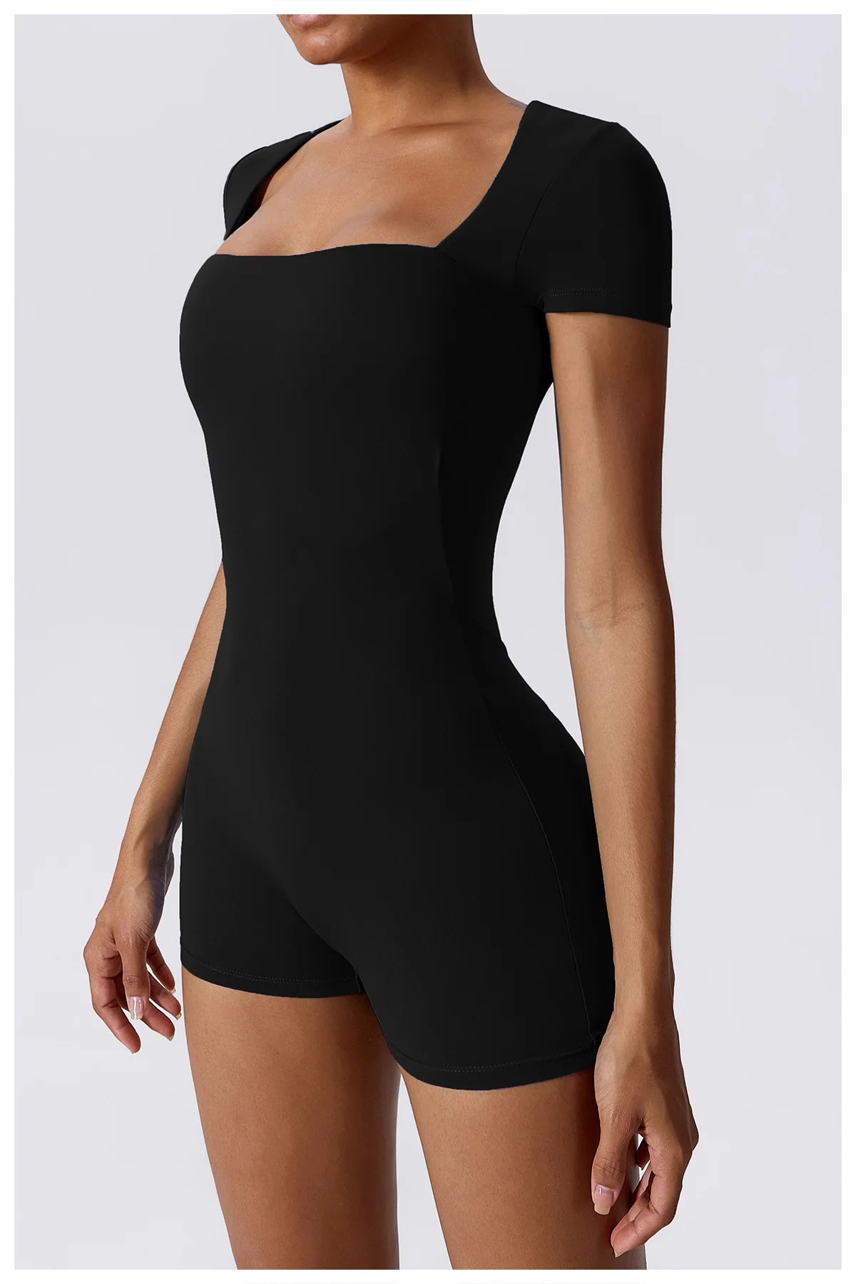 Yoga Suit Short One Piece Sports Suit Short Sleeve Gym Push Up Training Fitness Yoga Bodysuit Sports