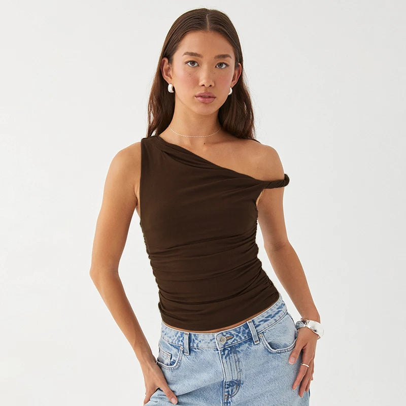 Off Shoulder Ruched Top