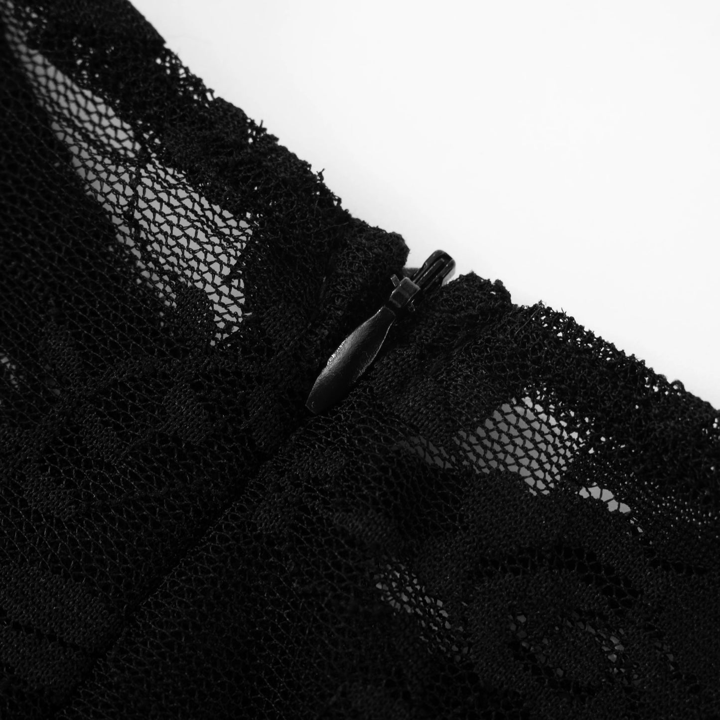 'S Lace Patchwork Playsuits Hollow Out See-Through Round Neck Sleeveless Zipper Tight Playsuits