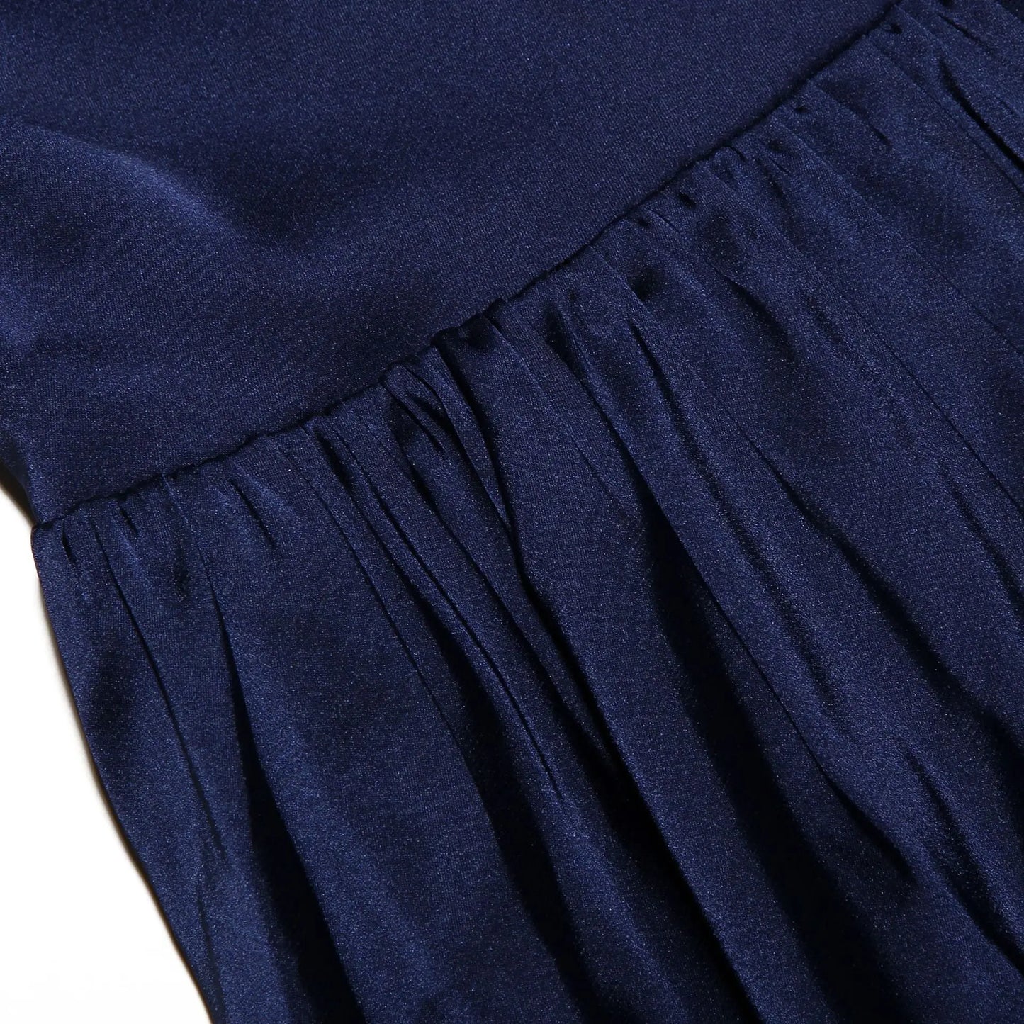 Navy Blue Long Sleeve Mini Dress