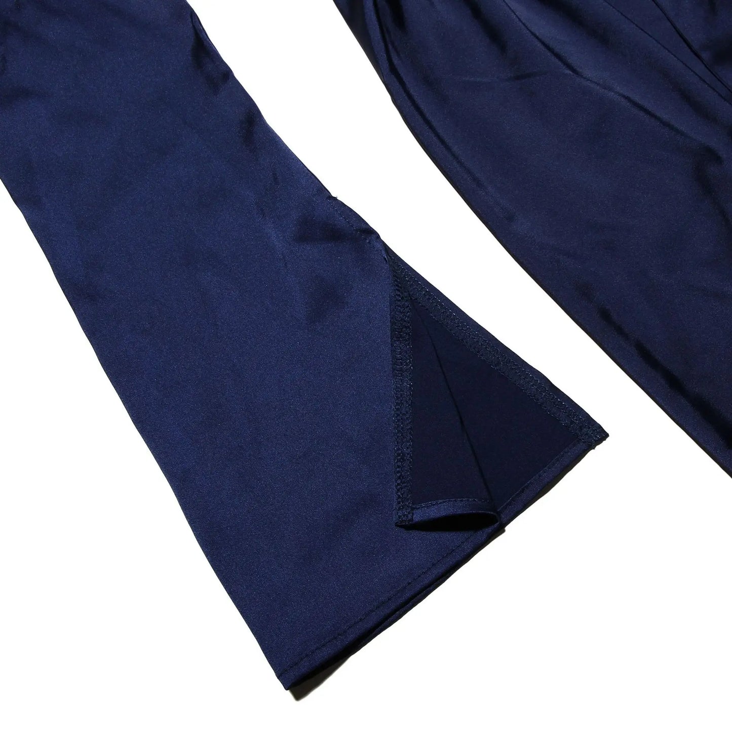 Navy Blue Long Sleeve Mini Dress
