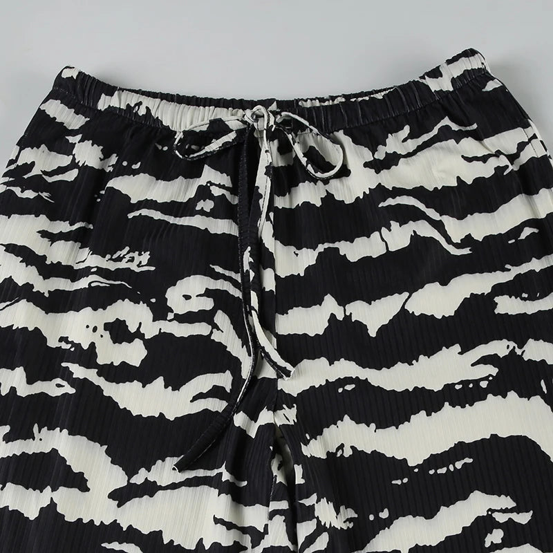 Zebra Looe Trouer Bottom Pant