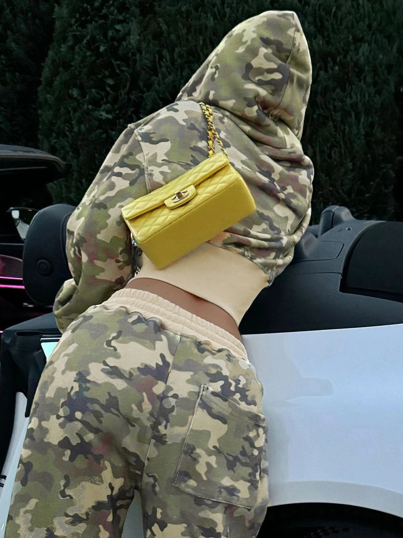 Camouflage Hoodie Coats Front-pockets Sweatshirts Long Seelves Jackets
